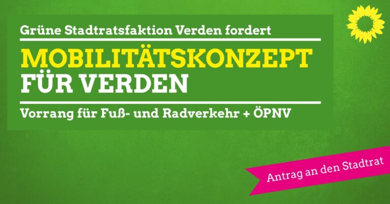 Verdener Stadtratsfraktion fordert städtisches Mobilitätskonzept