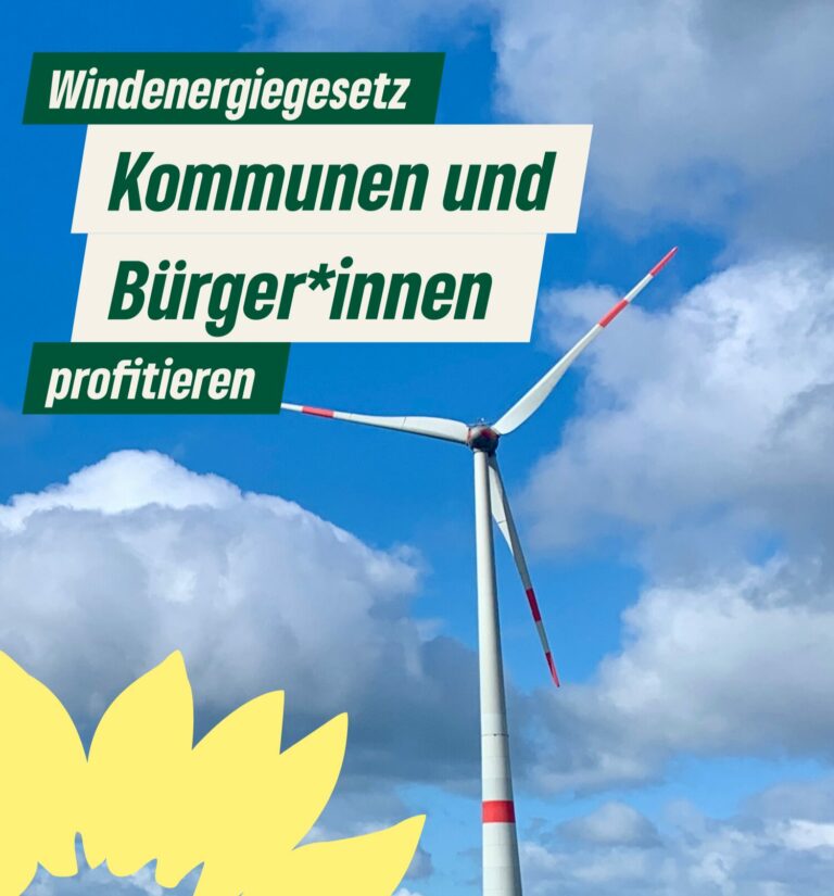 Windenergiegesetz – Kommunen und Bürger*innen profitieren