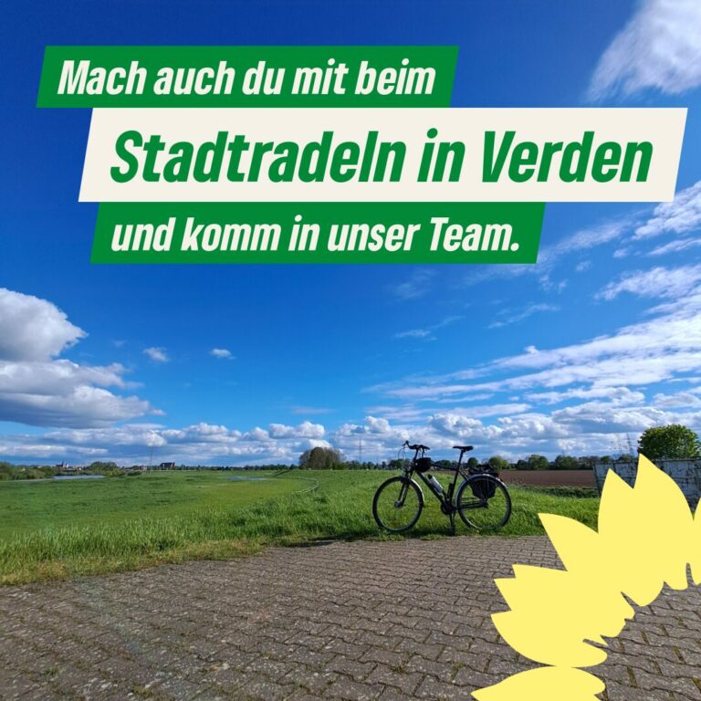 Stadtradeln- Komm auch Du ins GRÜNE Team