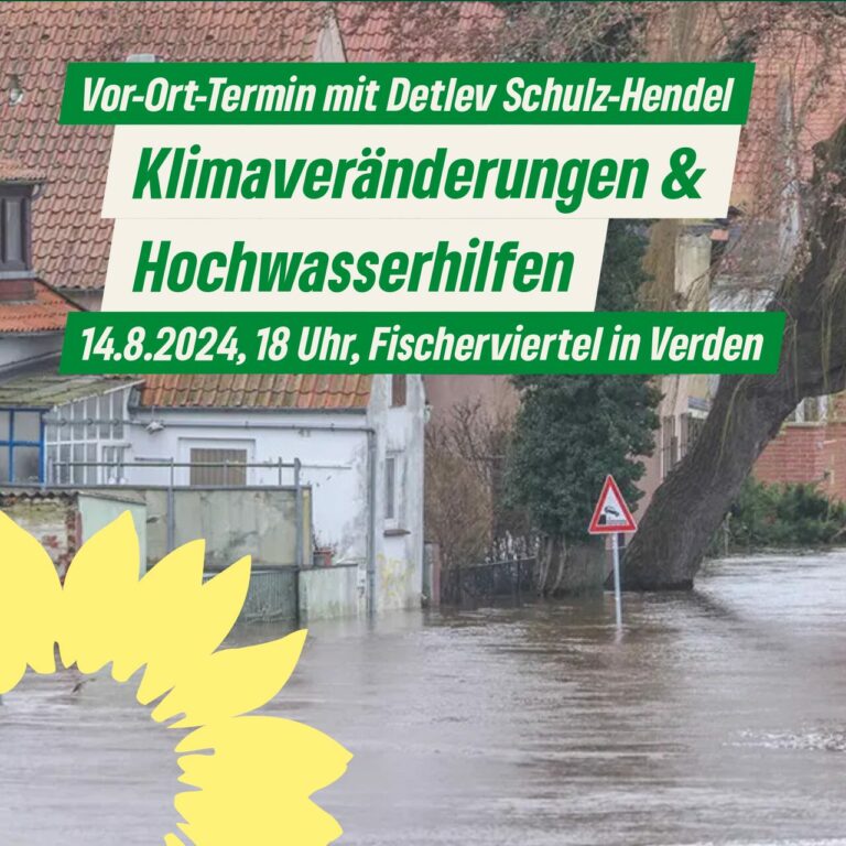 Besuch Detlev Schulz-Hendel zum Thema Hochwasserschutz