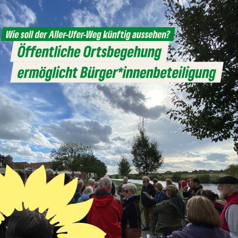 Gemeinsam für einen lebendigen Alleruferweg!