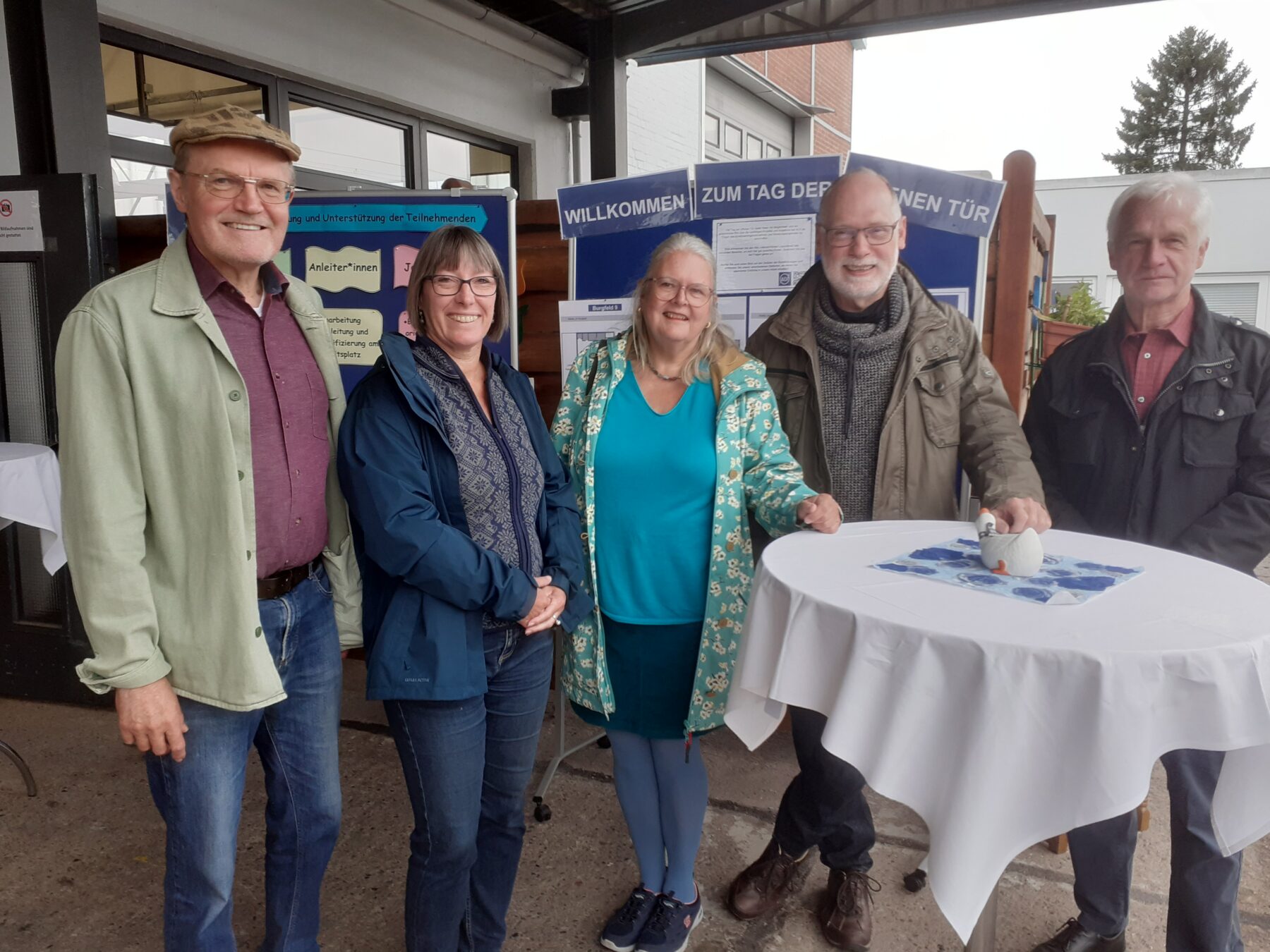 (v.l.n.r.) Erich von Hofe, Angela Hennings, Doris Gerken, Harald Hemmje, Frank-Peter Seemann