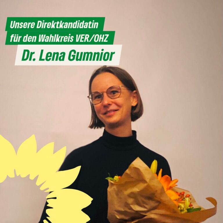 Direktkandidatin Dr. Lena Gumnior