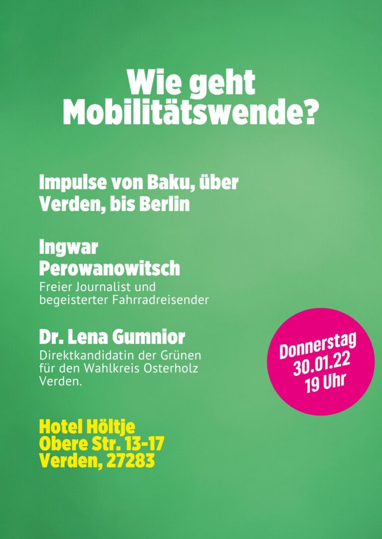 Wie geht Mobilitätswende? Mit Ingwar Perowanowitsch