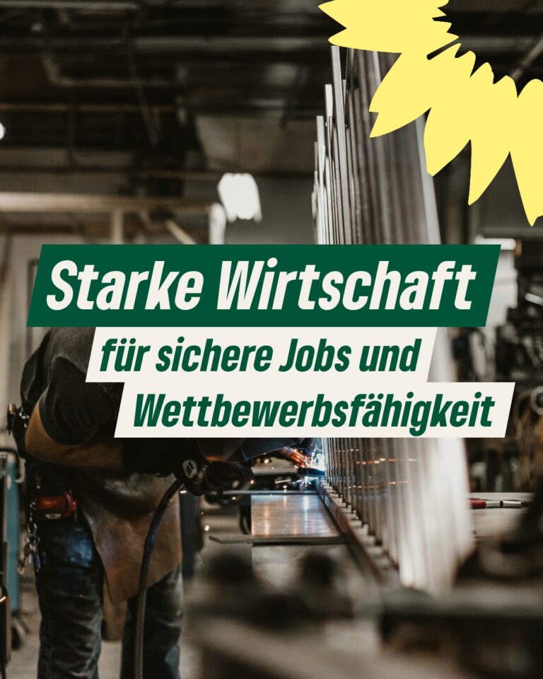 Starke Wirtschaft: Wahlprogramm Entwurf