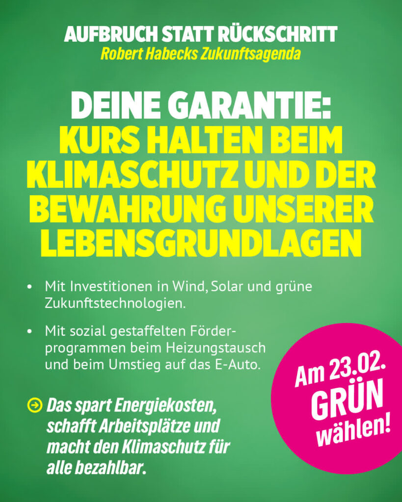 Klimaschutz und Lebensgrundlagen BTW25