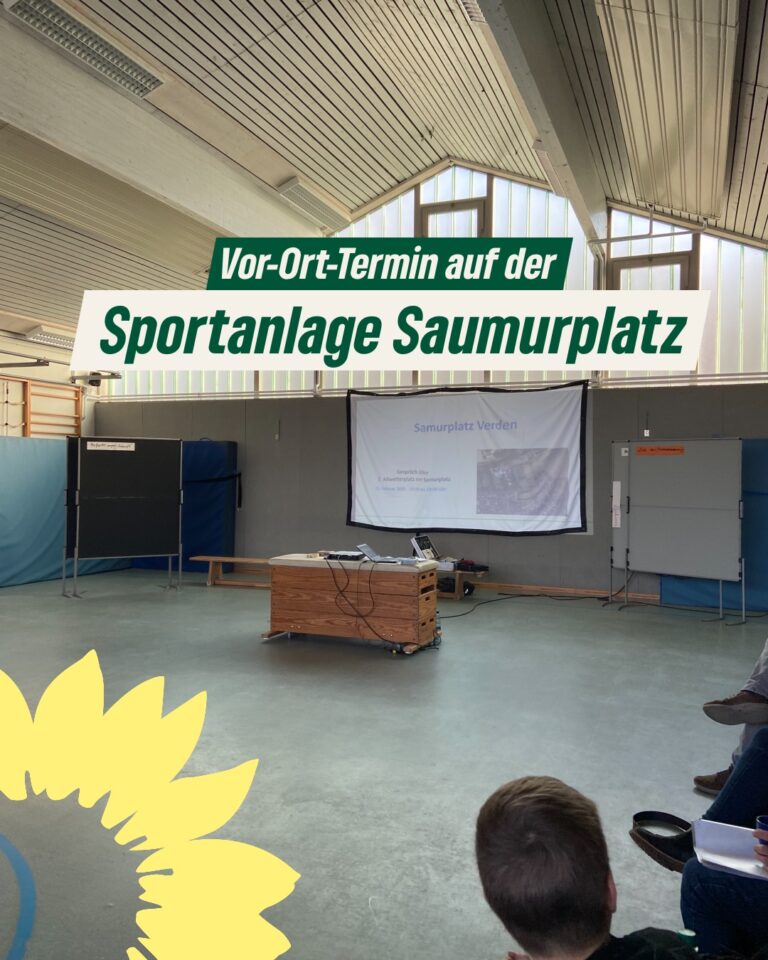 Vor-Ort-Termin auf der Sportanlage Saumurplatz