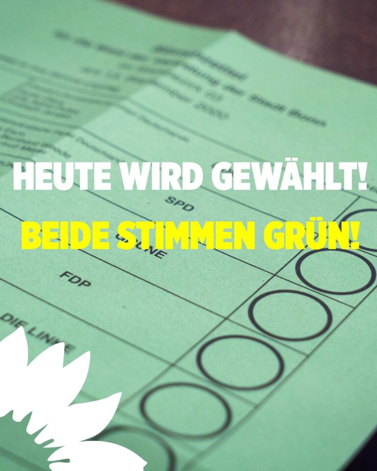 Wahltag: Heute wird gewählt