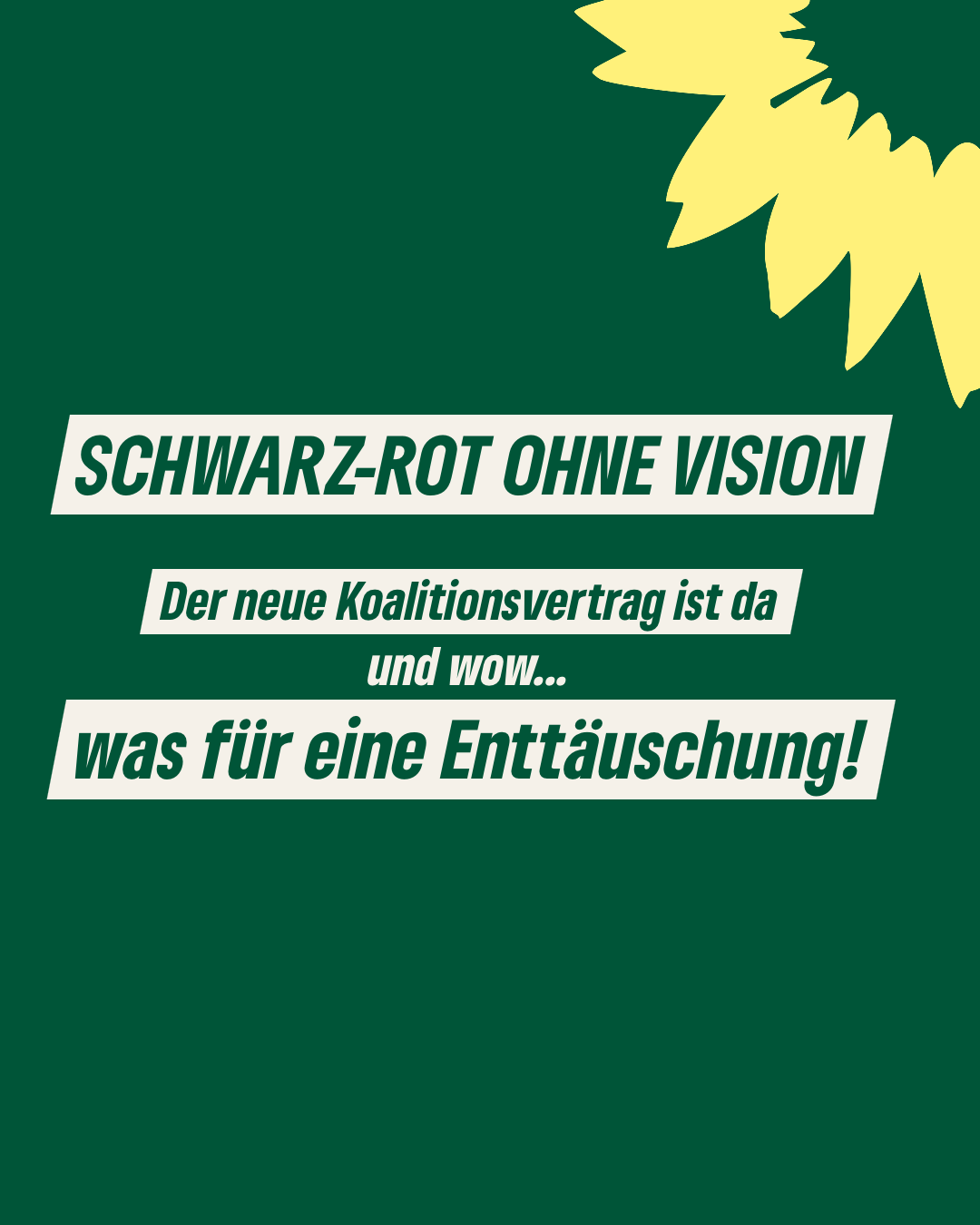 Koaliationsvertrag