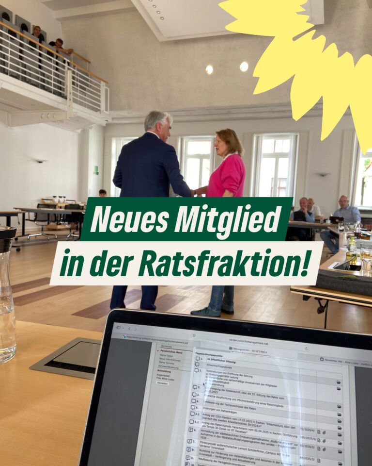 Neues Mitglied in der Fraktion