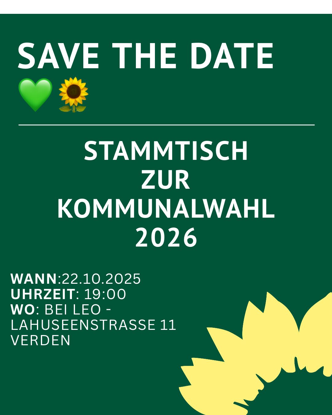 Stammtisch 12.10.25