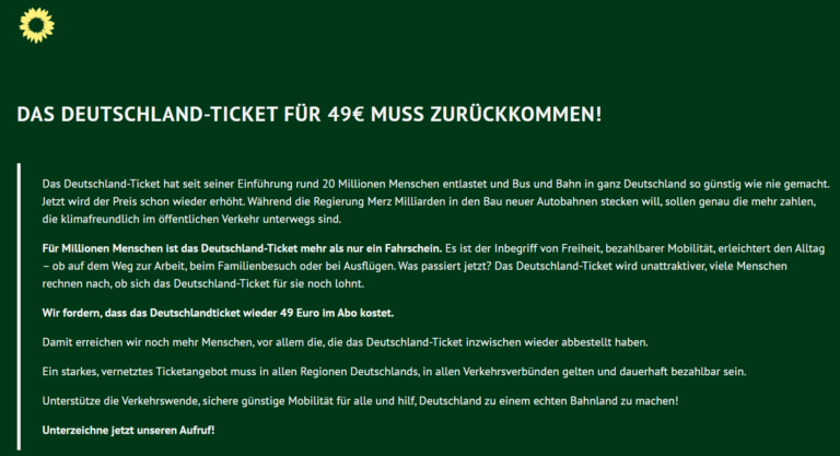 When they don’t care: Kein Geld fürs Deutschlandticket, aber Senkung der Flugsteuer