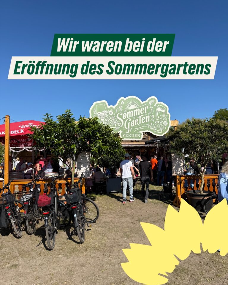 Eröffnung Sommergarten am Allerufer