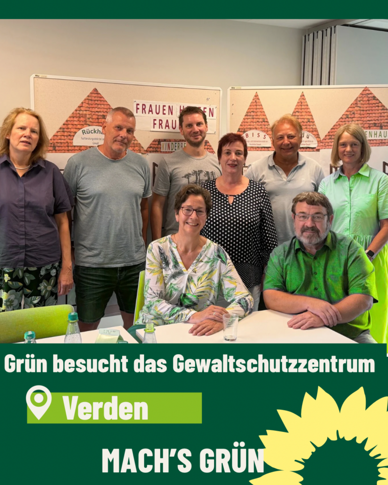 Grün besucht: Gewaltschutzzentrum