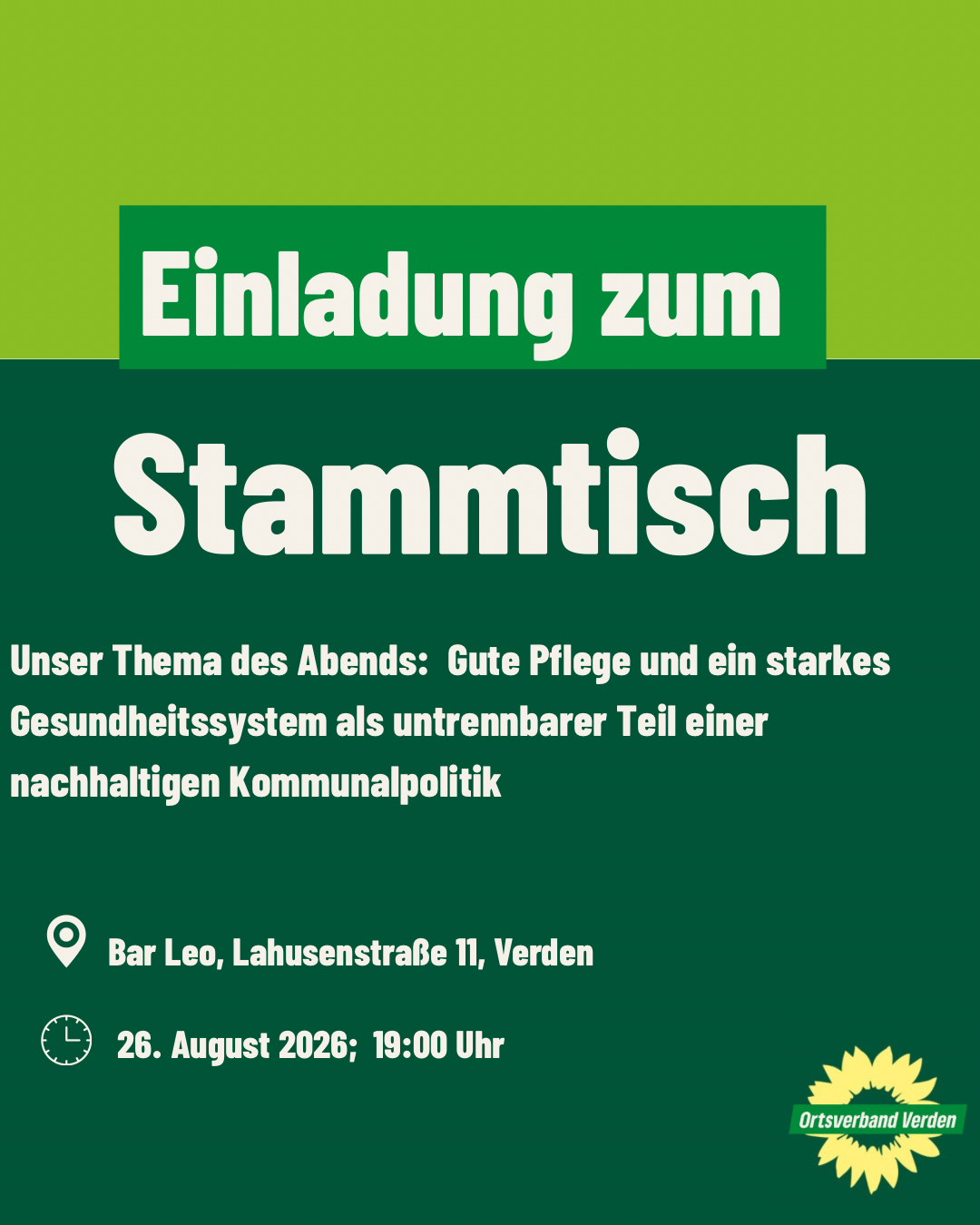 Stammtisch 08 26