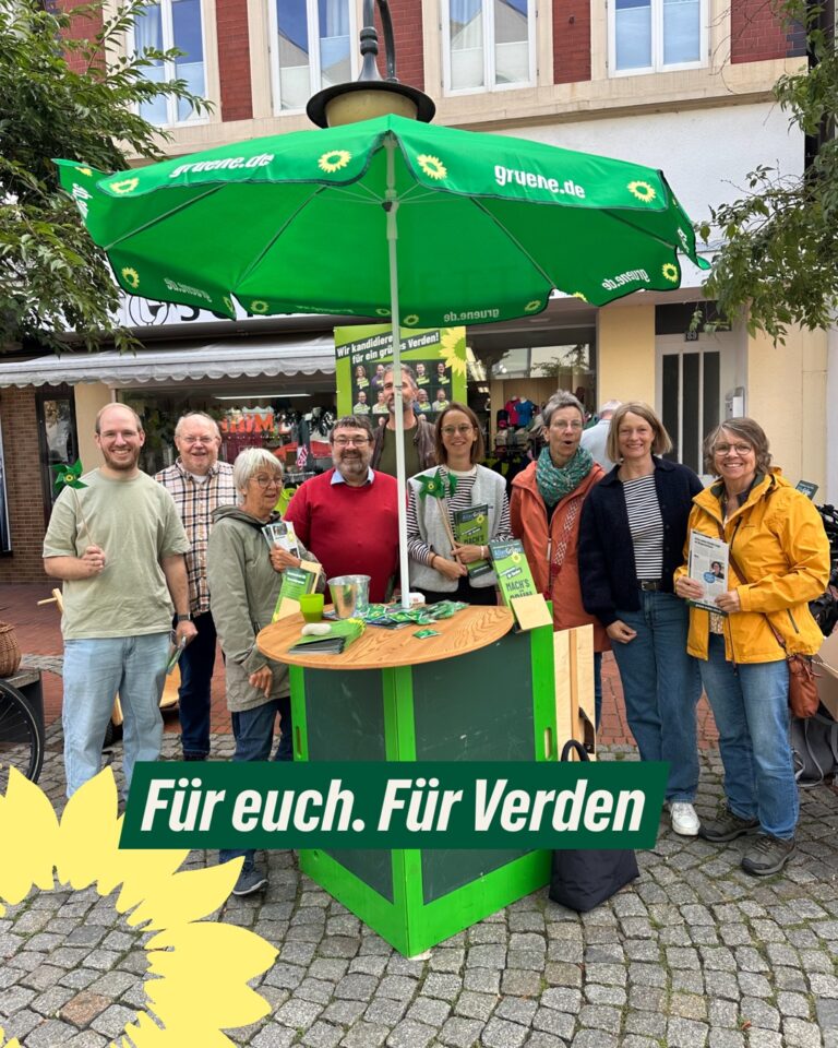 Heute mal ganz traditionell in GRÜN