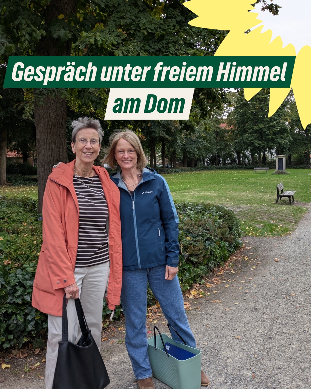 Gespraech unter freiem Himmel Dom